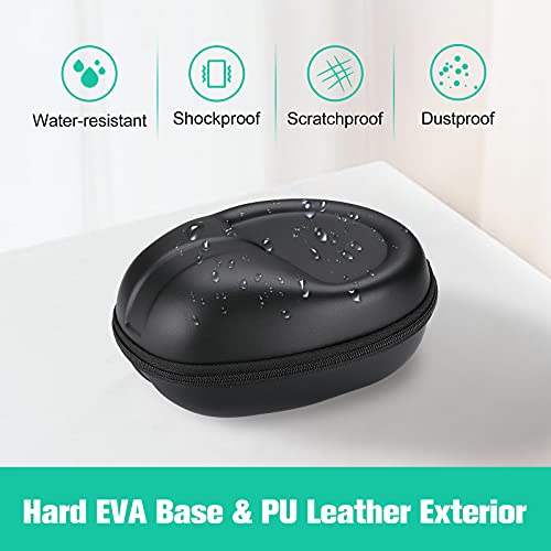 ProCase Hard Headphone Case Travel Bag for Sony WH-1000XM4, Beats Solo3, Bose QC, Hardshell EVA Carrying Case Headset Case with 2 Dust Covers - Black - color: Black