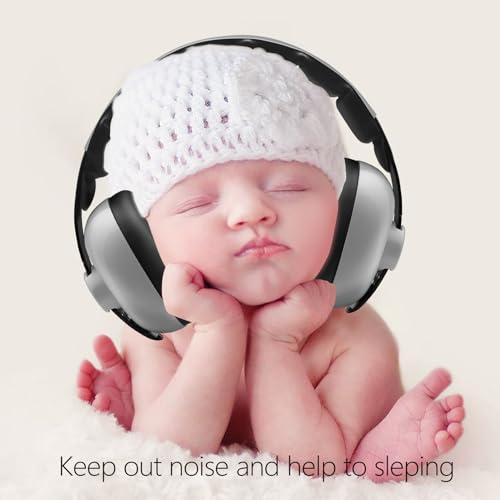 BBTKCARE Baby Ear Protection Noise Cancelling Headphones for Babies for 3 Months to 3 Years - Grey - color: Grey