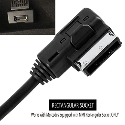 MMI AUX Bluetooth Adapter Cable for Mercedes Benz Media Interface