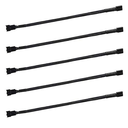 24" pwm Fan Extension Cable，4 pin Fan Extension Cable，Cable Extension pc，PC Fan Extension Cable, PWM Fan Extension Cable, PWM Extension Cable (24"（60cm） 5pcs) - size: 24"（60cm）5pcs