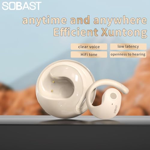 Wireless Earbuds for Workout/Running, Sports Bluetooth 5.4 Headphones,IPX7 Waterproof,Fast Charging,40Hrs Playtime Ear Buds（Beige - color: NUDE