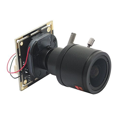 ELP H.264 1080P USB Camera Module with Microphone, 2.8-12mm 4X Zoom Webcam | Variable Focus PC Camera for Computer & Laptop, UVC USB2.0 Varifocal Lightburn Camera for Day Night Vision Home Security - size: 2.8-12mm lens