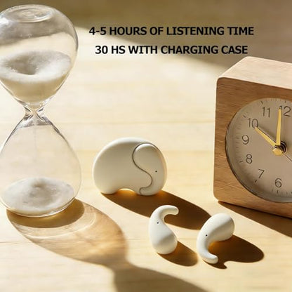 Xmenha Extra Small Mini Invisible Earbuds Wireless Bluetooth Small Invisible Ear Buds Smallest Headphones Tiny Micro Discreet Hidden Earbuds for Work Side Sleeper - color: Black