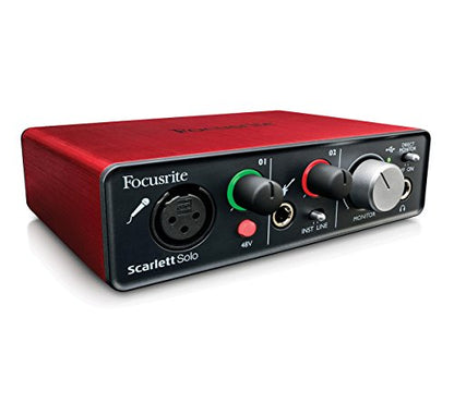 Focusrite Scarlett Solo Compact (1st Gen) USB Audio Interface - style: Interface Only