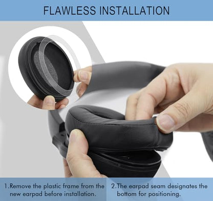 GVOEARS Ear Pads for Sony WH-XB900N / WH-CH710N / WH-CH720N - Black - color: Black