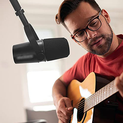 Microphone Foam Windscreen for MV7, Mic Cover Microphone Windscreen for MV7 Professional Mic Foam for Recording, 3PCS