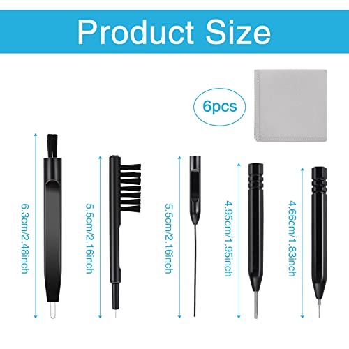 6 Pcs Hearing Equipment Cleaning Kits Hearing Equipment Cleaning Brush Tools Cleaning Accessories for Earbuds Headphones