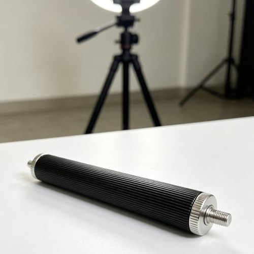 Stand Microphone Adapter 1/4 Inch Camera Mount Rod Set with Female to Female Coupler and Male Screws - color: 6cm