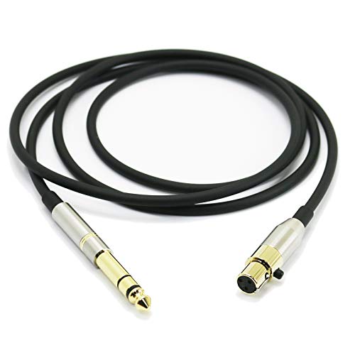NewFantasia Replacement Audio Upgrade Cable Compatible with AKG K240, K240S, K240MK II, Q701, K702, K141, K171, K181, K271s, K271 MKII, M220, Pioneer HDJ-2000 Headphones 1.5meters/4.9feet - size: 4.9 ft