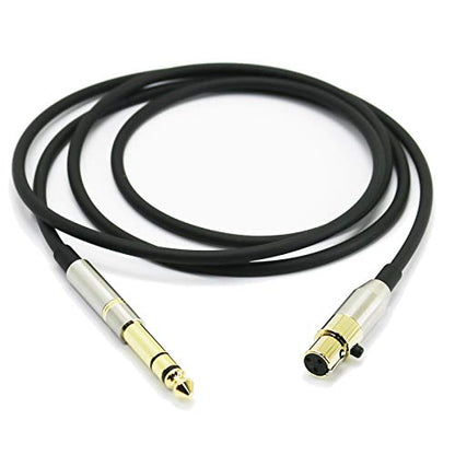 NewFantasia Replacement Audio Upgrade Cable Compatible with AKG K240, K240S, K240MK II, Q701, K702, K141, K171, K181, K271s, K271 MKII, M220, Pioneer HDJ-2000 Headphones 1.5meters/4.9feet - size: 4.9 ft