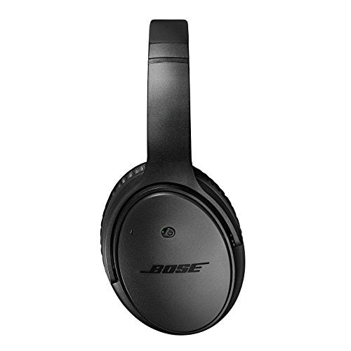 Bose QuietComfort 25 Acoustic Noise Cancelling Headphones for Apple Devices, Triple Black (wired, 3.5mm) (Renewed) - color: Black