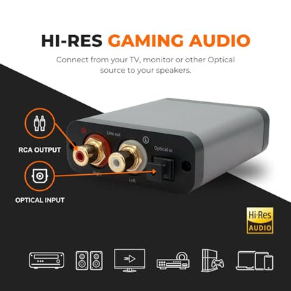 Audioengine D1P Portable Headphone Amplifier and DAC, 32-Bit USB DAC Amp | For Gaming, Music Streaming and Travel - size: Portable