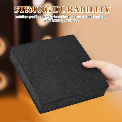 Sewroro Sound Dampening Pad Speaker Isolation Stand Vibration Isolation Pads for Studio Monitor Subwoofer Turntable Home Use