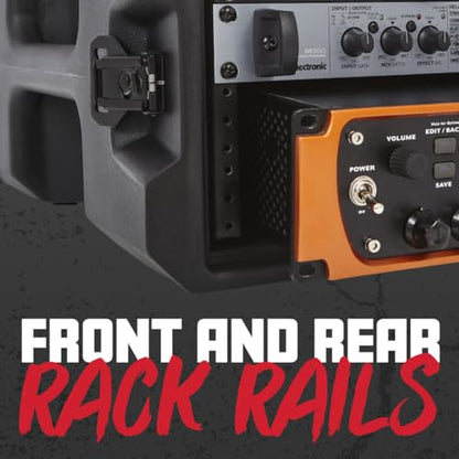 Gator Cases Pro Series 10U Rack Case with Standard 19" Depth, Roto Molded Made in USA (G-PRO-10U-19) - size: 10U Rack Space, style: Standard - 19" Deep