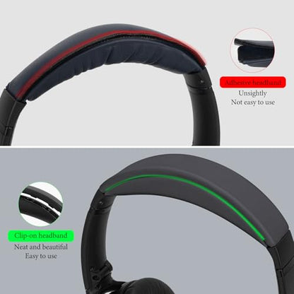 Geekria Headband Pad Compatible with Bose QuietComfort 35 ii Gaming, QC35 II, QC35, QC45, QC SE Headphones Replacement Band Repair Part (Dark Grey) - color: Dark Grey