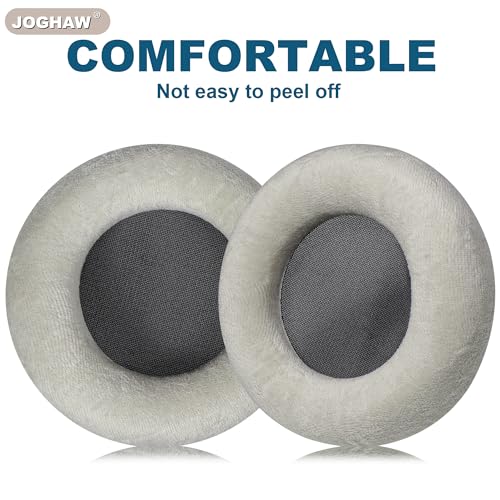 Headphones Replacement Ear Pads for AKG K701, K702, Q701, Q702, K601, K612, K712, Soft Velvet with high-Density Memory Foam - Grey