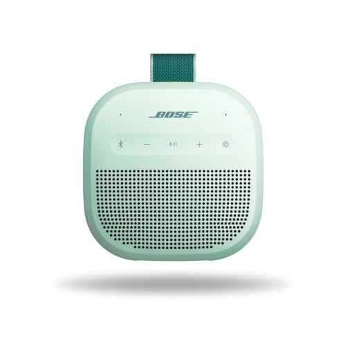 Bose SoundLink Micro Portable Bluetooth Speaker (2nd Gen), Wireless Outdoor Speaker, Up to 12 Hours Battery Life, Waterproof and Dustproof, Dewdrop Mint - Limited Edition Color - color: Dewdrop Mint