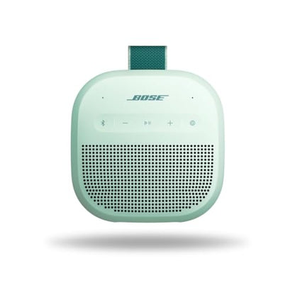 Bose SoundLink Micro Portable Bluetooth Speaker (2nd Gen), Wireless Outdoor Speaker, Up to 12 Hours Battery Life, Waterproof and Dustproof, Dewdrop Mint - Limited Edition Color - color: Dewdrop Mint
