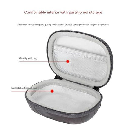 EVA Hard Shell Headphone Storage Case Bag for Dedicated Model Over Ear Headphone Travel Essential - color: Blue