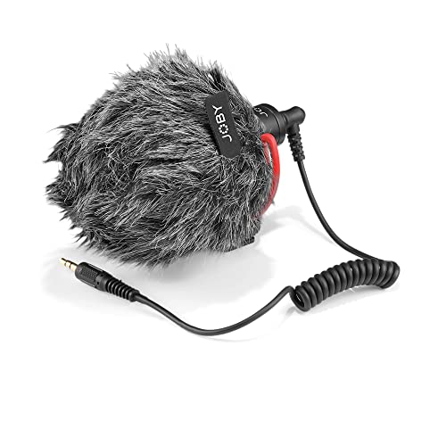 Joby JB01643-BWW Wavo Mobile Compact On-Camera Microphone with Rycote Shock Mount, Deadcat Windscreen for Smartphone, iPhone Microphone, Smartphone Mic, Professional Mic, Vlogging - style: Wavo Mobile