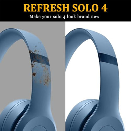 Solo 4 Hinge Replacement Hinge Repair Kit for Beats Solo 4 Wireless (Model A2924) Headphones, Metal Hinge Repair Parts Headband Connector Accessories as Same as The OEM - Slate Blue - color: Slate Blue