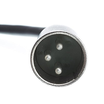 CableWholesale 3-Pin XLR Male to 1/4" Mono Male Audio Cable, 24 AWG Microphone Cable, 6 feet - style: XLR Male to 1/4-Inch Mono Male