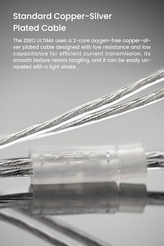 Zero Ultima Wired in Ear Earphone, 1DD Lightweight IEM-USB C (Mic) - style: USB Type-C