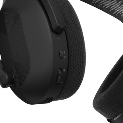 Lenovo Legion H410 Wireless Gaming Headset, Bluetooth or 2.4 GHz USB-A Connection, Lightweight (304 Grams), Adjustable Headband, Flip to Mute Mic, Black - style: H410