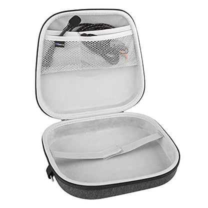Geekria Shield Headphones Case Compatible with JBL Quantum One Gaming, Quantum 800/600/300 Case, Replacement Hard Shell Travel Carrying Bag with Cable Storage (Dark Grey)