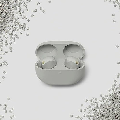 Sony WF-1000XM5 True Wireless Noise-Canceling Earbuds, Alexa Built-in, Bluetooth, in-Ear Headphones, Up to 24h Battery, Quick Charge, IPX4, Works with iOS & Android - Silver/Gold International Version - color: Silver