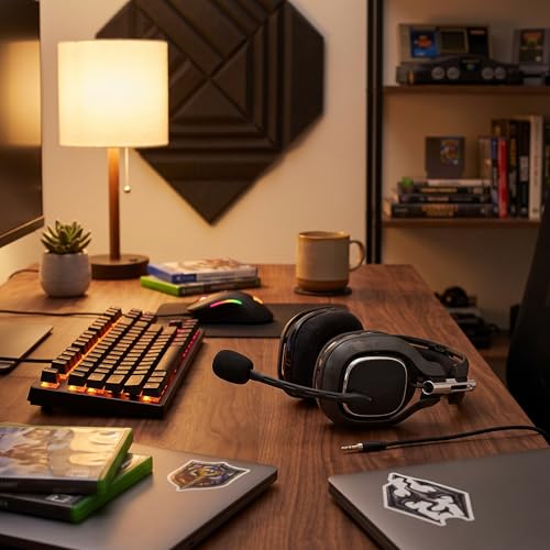 Detachable Microphone Replacement for Astro A40 Headset, Noise Reducing Gaming Mic Accessory with Oxygen Free Copper Cable