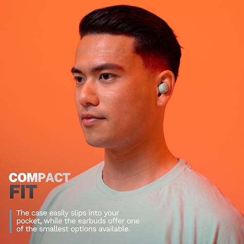 JLab Go Air Pop+, True Wireless Earbuds, Bluetooth Earbuds with Microphone, Dual Connect, EQ3 Sound, Mint Green | Wireless Earphones, IP55 True Wireless Earbuds with Microphone, Application, Dual Connect, Charging Case - color: Mint, style: Pop+