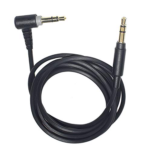 Replacement WH-1000XM5 WH-1000xm3 Headphones Audio Cable Aux Cord Compatible with Sony MDR-10R / MDR-100ABN / MDR-1A / MDR-XB950B1 / MDR-1000X / MDR-1ADAC/WH-1000XM4 Headphones - Black - color: Black 1