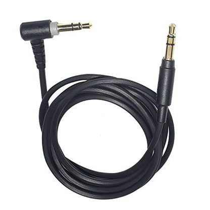 Replacement WH-1000XM5 WH-1000xm3 Headphones Audio Cable Aux Cord Compatible with Sony MDR-10R / MDR-100ABN / MDR-1A / MDR-XB950B1 / MDR-1000X / MDR-1ADAC/WH-1000XM4 Headphones - Black - color: Black 1