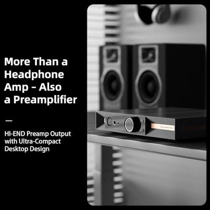 SMSL V.M.V P2 MK2 (Upgraded) Hi-Res Headphone Amplifier,Full Balanced, 99-piece Op-Amp Parallel Matrix, SNR 135dB, THD+N 0.00006%, Hi-End Preamp High Output Power 16Ω/14W, 32Ω/8W, with USB Port