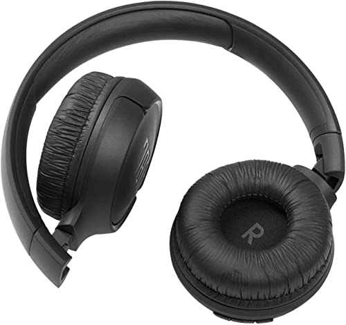 JBL Tune 510BT: Wireless Bluetooth On-Ear Headphones with Purebass Sound - with Cleaning Cloth - Black - color: Black