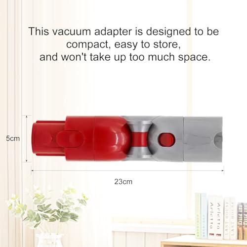 Vacuum Attachment Adapter, Quick Release Low Reach Adaptor Compatible with Dyson Conversion Head, Applicable to V7 V8 V10 V11 V15 Vaccum Cleaner, Accessories for Cleaning Under Sofas at Home