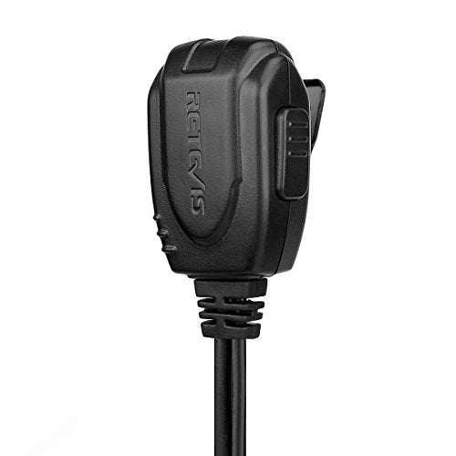 Retevis Walkie Talkie Earpiece with Mic, for RT22/RT68/RT21/H777/RT68H | D Shape, Double Wire, 2 Pin , Compatible with Pxton, Baofeng BF-888S, Kenwood Walkie Talkie, Two Way Radio Headset(10 Pack) - style: D Shape Earhook