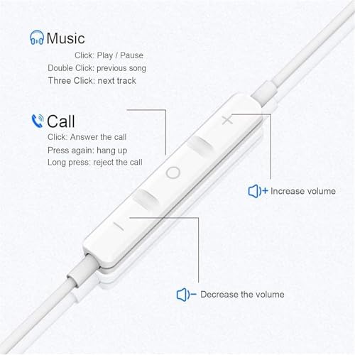 GAXIWILO 2 Packs for iPhone Earbuds Wired Headphones Earphones with 3.5mm Wired [MFi Certified] with Mic, Volume Control Support for iPhone,iPad,iPod,Computer,MP3/4,Android Most 3.5mm Audio Devices