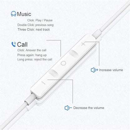 GAXIWILO 2 Packs for iPhone Earbuds Wired Headphones Earphones with 3.5mm Wired [MFi Certified] with Mic, Volume Control Support for iPhone,iPad,iPod,Computer,MP3/4,Android Most 3.5mm Audio Devices