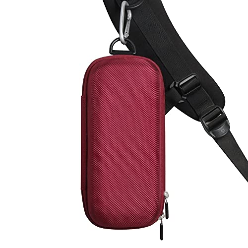 Hermitshell Hard Travel Case for Ortizan Portable Bluetooth Speaker (1st Gen) (Wine Red) - color: Wine Red