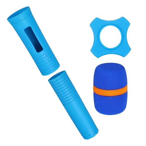 MECCANIXITY Wireless Handheld Microphone Silicone Handle Covers Blue - color: Blue