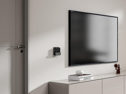 Mount Plus MP-APM-06-01 Streaming Media Player Wall Mounting Bracket for Most Small Narrow Devices Up to 11 lbs. - Apple TV, Roku, Fire TV (Narrow) - size: 1 Pack Narrow