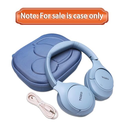 JBL Tune 510BT/720BT/770NC/520BT/520C/670NC 헤드폰 케이스 블루 | JBL Live 670NC/770NC/680NC/780NC 헤드폰용 휴대용 휴대용 하드 케이스 - color: 블루.