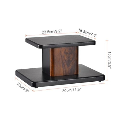 MECCANIXITY 우드 스피커 스탠드, 2팩 15cm(5.9인치) 범용 스피커 스탠드 할로우 스탠드, 홈 시어터 시네마용 향상된 오디오 청취 - size: 5.9 Inch