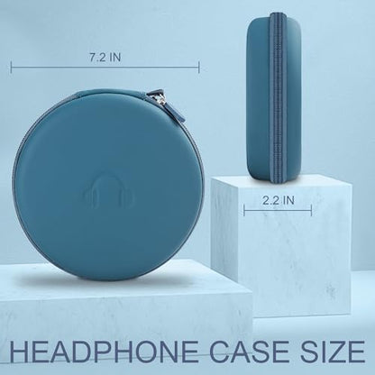 Hard Headphone Case for JBL Tune 510BT / 520BT Over-Ear Headphones, Blue - color: BLUE