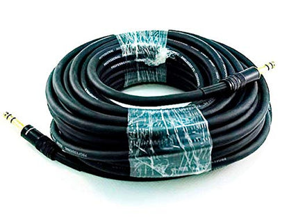 Monoprice 50ft Premier Series 1/4in TRS Male to Male Cable, 16AWG (Gold Plated) - size: 50ft