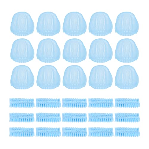 Vaguelly 200pcs Disposable Microphone Non-woven Windscreen Mic Cover for Handheld Microphones Protects Dirt for Karaoke Stage