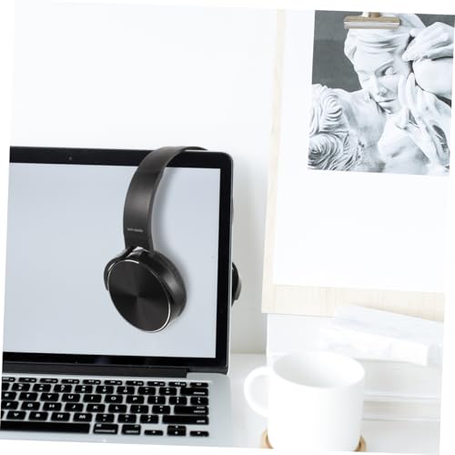 VILLCASE Over-Ear Wired Headset Microphone Lightweight Stereo Headphones for Gaming Travel and Music Compatible Smartphones and Tablets Black