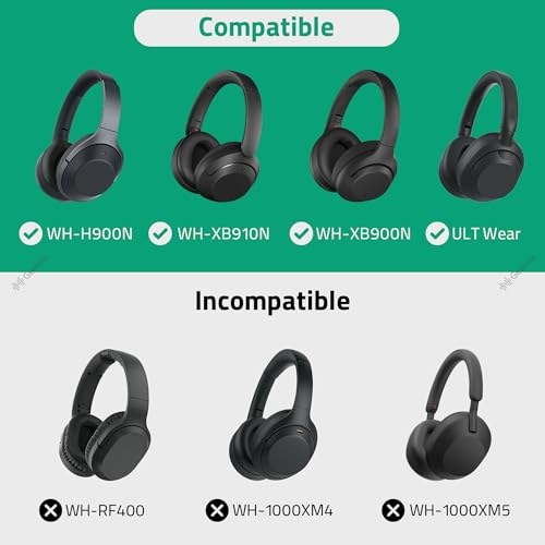 Geekria Shield Case Compatible with Sony WH-XB910N, Marshall Monitor III ANC, Logitech H800 Headphones, Replacement Protective Hard Shell Travel Carrying Bag with Cable Storage (Dark Grey)